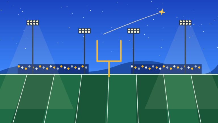 Comet Field under the lights